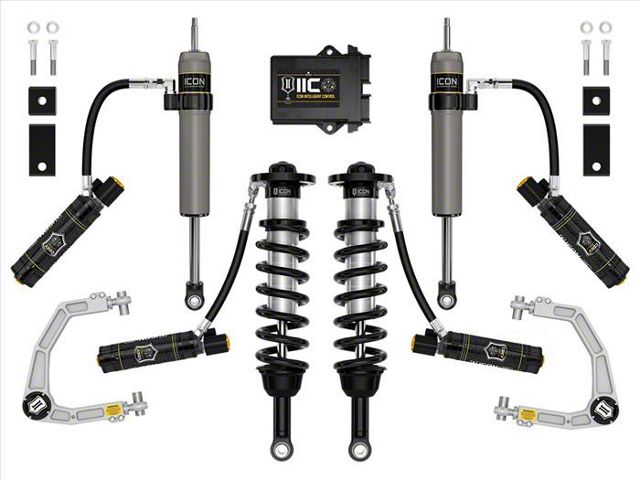 ICON Vehicle Dynamics 1.25 to 3.50-Inch Suspension Lift System with Billet Upper Control Arms; Stage 12 (22-24 Tundra w/o Load-Leveling Air System, Excluding TRD Pro)