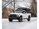 Prinsu Roof Rack with 40-Inch LED Light Bar Cutout Wind Deflector; White (22-24 Tundra Double Cab)