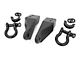 Rough Country Tow Hook to Shackle Conversion Kit with Bull Bar Support, D-Ring Shackles and Rubber Isolators (07-21 Tundra)