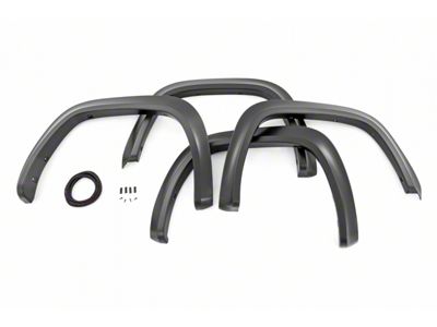 Rough Country Sport Fender Flares; Midnight Black (22-24 Tundra)
