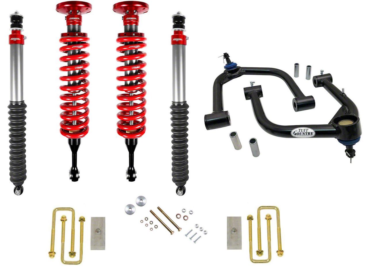 Toytec Tundra 2 To 3 Inch 20 Aluma Series Suspension Lift System With Shocks And Ball Joint 7287