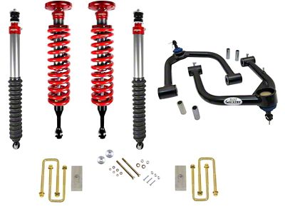 Toytec 2 to 3-Inch 2.0 Aluma Series Suspension Lift System with Shocks and Ball Joint Upper Control Arms (07-21 Tundra)