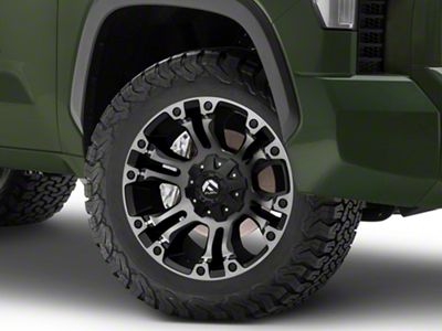 Fuel Wheels Vapor Matte Black with Gray Tint 6-Lug Wheel; 20x9; 2mm Offset (22-23 Tundra)
