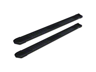 Raptor Series 6-Inch OEM Style Slide Track Running Boards; Black Textured (22-24 Tundra Double Cab)