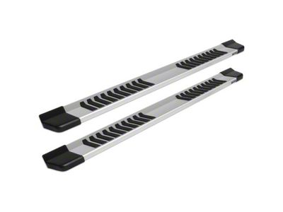 Raptor Series 6-Inch OEM Style Slide Track Running Boards; Brushed Aluminum (22-24 Tundra CrewMax)