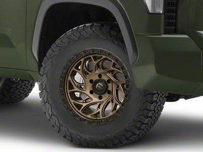 Fuel Wheels Runner OR Bronze with Black Ring 6-Lug Wheel; 18x9; -12mm Offset (22-24 Tundra)