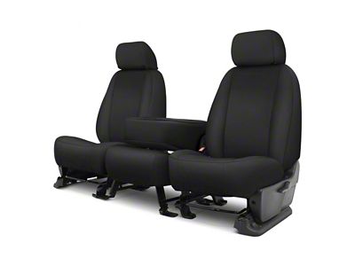 Covercraft Precision Fit Seat Covers Endura Custom Front Row Seat Covers; Black (14-21 Tundra w/ Bench Seat)