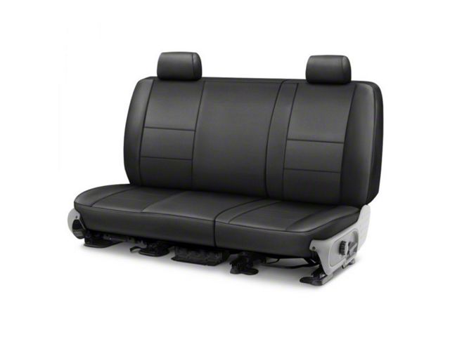 Covercraft Precision Fit Seat Covers Leatherette Custom Second Row Seat Cover; Black (14-21 Tundra Double Cab)