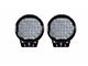 Armour Chase Rack with 9-Inch Black Round Flood LED Lights; Black (07-24 Tundra)