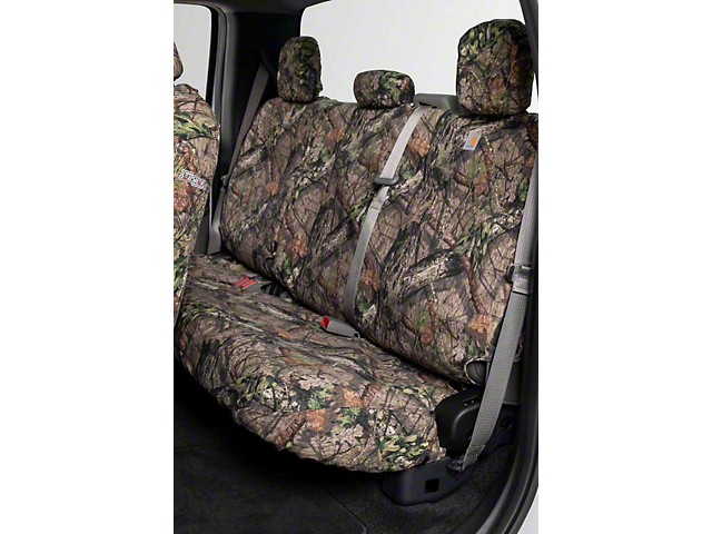 Covercraft SeatSaver Custom Second Row Seat Cover; Carhartt Mossy Oak Break-Up Country (22-23 Tundra)