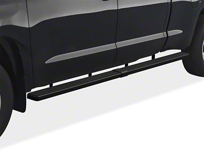 5-Inch iStep Wheel-to-Wheel Running Boards; Black (07-21 Tundra Double Cab w/ 6-1/2-Foot Bed)