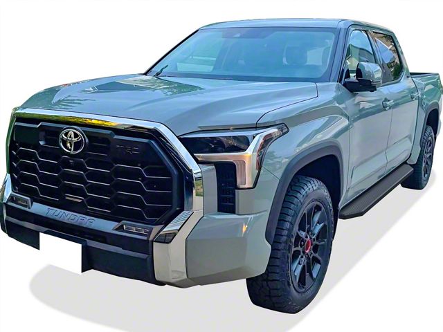 H-Style Running Boards; Black (22-24 Tundra Double Cab)