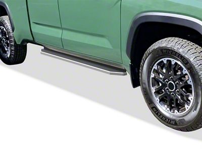 H-Style Running Boards; Polished (22-24 Tundra Double Cab)