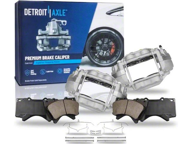 Brake Calipers with Ceramic Brake Pads; Front (07-15 Tundra)