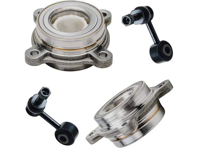 Front Wheel Hub Assemblies with Sway Bar Links (07-21 Tundra)