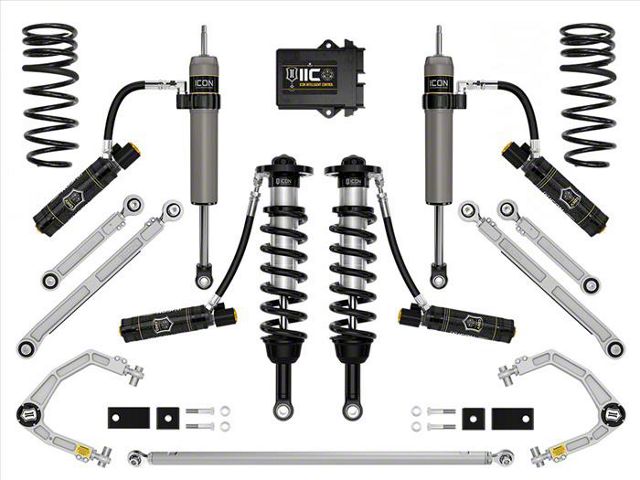 ICON Vehicle Dynamics 1.25 to 3.50-Inch TRD Suspension Lift System with Billet Upper Control Arms; Stage 14 (22-24 Tundra w/o Load-Leveling Air System, Excluding TRD Pro)