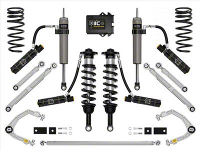 ICON Vehicle Dynamics 1.25 to 3.50-Inch TRD Suspension Lift System with Billet Upper Control Arms; Stage 14 (22-23 Tundra w/o Load Leveling System, Excluding TRD Pro)