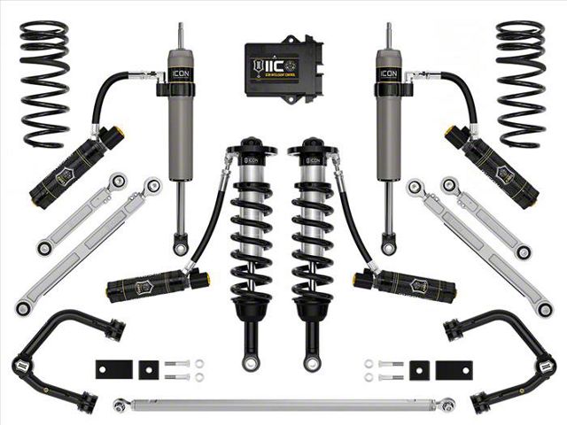 ICON Vehicle Dynamics 2 to 3.50-Inch Suspension Lift System with Tubular Upper Control Arms; Stage 14 (22-24 Tundra w/o Load-Leveling Air System, Excluding TRD Pro)
