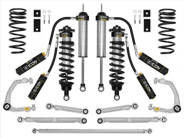 ICON Vehicle Dynamics 1.25 to 3.25-Inch 3.0 Suspension Lift System with Billet Upper Control Arms; Stage 3 (22-24 Tundra w/o Load-Leveling Air System, Excluding TRD Pro)