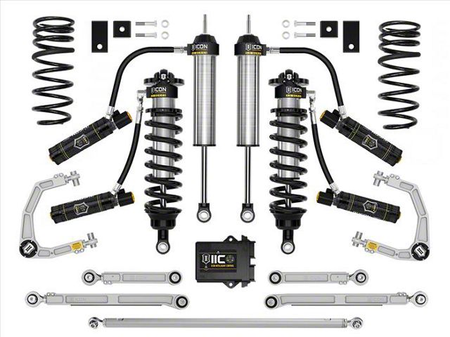 ICON Vehicle Dynamics 1.25 to 3.25-Inch 3.0 TRD Suspension Lift System with Billet Upper Control Arms; Stage 6 (22-24 Tundra w/o Load-Leveling Air System, Excluding TRD Pro)
