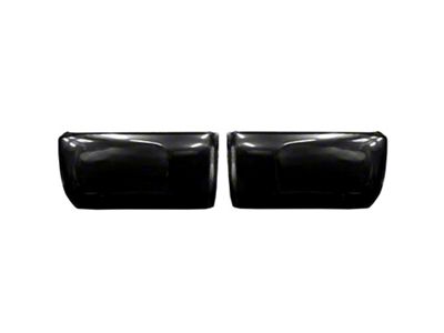 Rear Bumper Cover; Not Pre-Drilled for Backup Sensors; Gloss Black (14-21 Tundra)