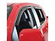 In-Channel Window Deflectors; Front and Rear; Matte Black (22-24 Tundra CrewMax)