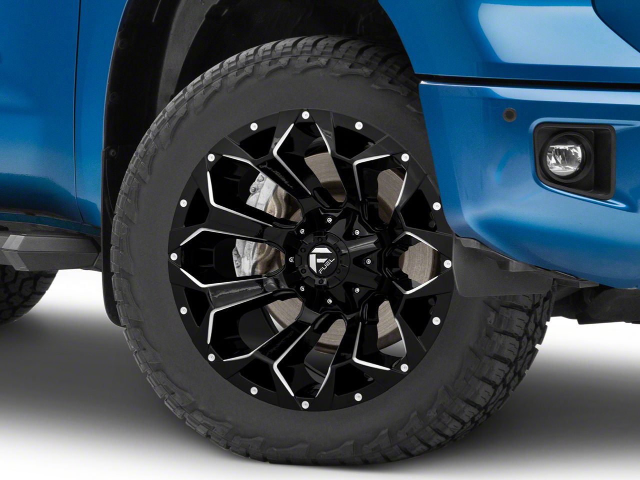 Fuel Wheels Tundra Assault Gloss Black Milled Lug Wheel X Mm Offset D