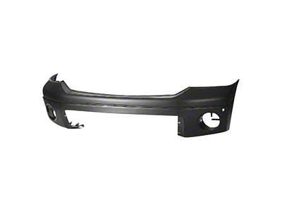 Replacement Front Bumper; Pre-Drilled for Front Parking Sensors; Unpainted (07-13 Tundra w/ Plastic Bumper)