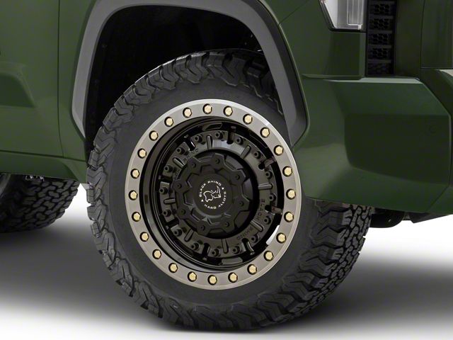 Black Rhino Abrams Gloss Gunblack with Machined Dark Tint 6-Lug Wheel; 20x9.5; 12mm Offset (22-24 Tundra)