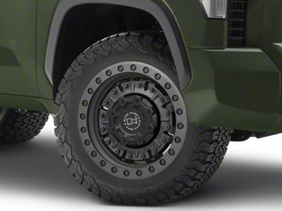 Black Rhino Abrams Textured Matte Gunmetal 6-Lug Wheel; 20x9.5; 12mm Offset (22-24 Tundra)