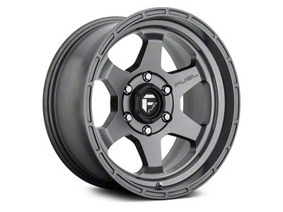 Fuel Wheels Shok Matte Anthracite 5-Lug Wheel; 17x9; -12mm Offset (14-21 Tundra)