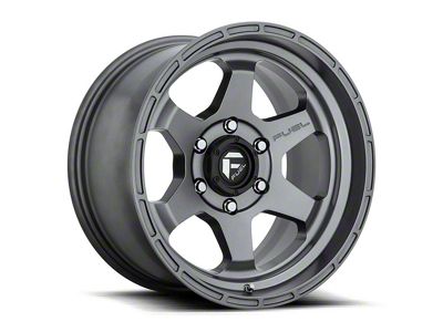 Fuel Wheels Shok Matte Anthracite 5-Lug Wheel; 20x9; 1mm Offset (14-21 Tundra)