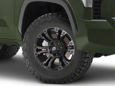 Fuel Wheels Vapor Matte Black Double Dark Tint 6-Lug Wheel; 18x9; 1mm Offset (22-24 Tundra)