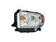 Replacement Halogen Headlight; Chrome Housing; Clear Lens; Driver Side (14-17 Tundra w/ Factory Halogen Headlights)