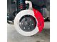 6-Piston Front Big Brake Kit with 16-Inch Slotted Rotors; Red Calipers (22-24 Tundra)