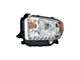 Replacement Halogen Headlight; Chrome Housing; Clear Lens; Driver Side (14-15 Tundra w/ Factory Halogen Headlights)