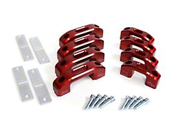 Charvonia Design Tie-Down Kit; Red Anodize (07-23 Tundra)