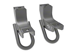 AFE Front Tow Hooks; Gray (22-23 Tundra)