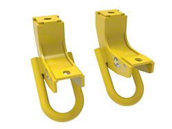 AFE Front Tow Hooks; Yellow (22-23 Tundra)