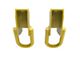 AFE Front Tow Hooks; Yellow (22-24 Tundra)