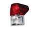 CAPA Replacement Tail Light; Chrome Housing; Red/Clear Lens; Passenger Side (07-13 Tundra)