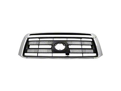 Upper Replacement Grille; Black and Chrome (10-13 Tundra)