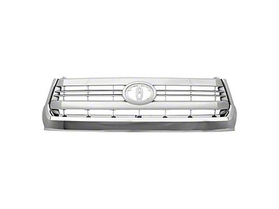 Upper Replacement Grille; Chrome (14-15 Tundra)