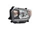 Replacement Headlight; Black Housing; Clear Lens; Driver Side (18-21 Tundra w/ Factory Halogen Headlights)