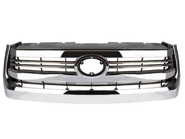 CAPA Replacement Upper Replacement Grille; Chrome (16-17 Tundra)
