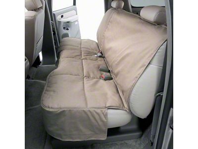 Covercraft Canine Covers Custom Padded Rear Seat Protector; Wet Sand (22-23 Tundra CrewMax)