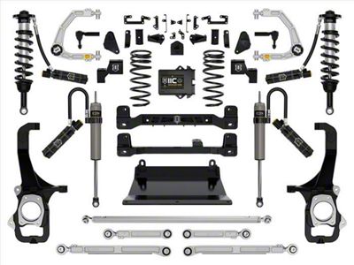 ICON Vehicle Dynamics 6-Inch Suspension Lift System with Billet Upper Control Arms; Stage 9 (22-24 Tundra w/o AVS System & Load-Leveling Air System)
