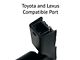 Dongar Technologies Dash Cam Power Adapter; 10-Pin Type B (22-24 Tundra w/ Autodimming Garage Opener Mirror)