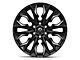 Fuel Wheels Flame Gloss Black Milled 6-Lug Wheel; 20x9; 1mm Offset (22-24 Tundra)