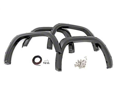 Rough Country Pocket Fender Flares; Magnetic Gray (22-24 Tundra)